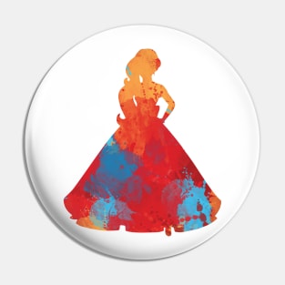 Character Inspired Silhouette Pin
