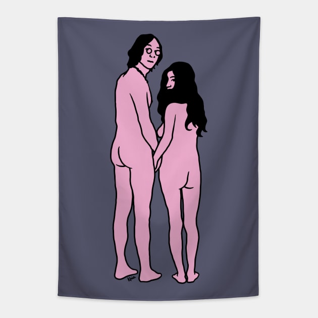 Two Virgins Tapestry by KaiaAramayo