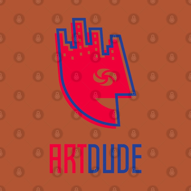 YourArtDude Logo In Red And Blue by yourartdude