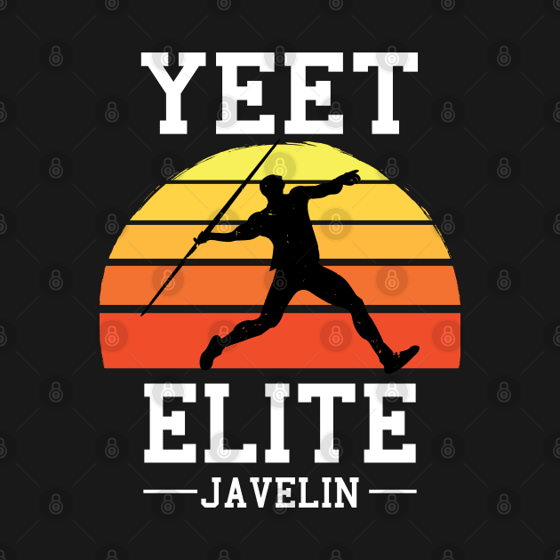 Yeet Elite Javelin Retro Track N Field Athlete by atomguy