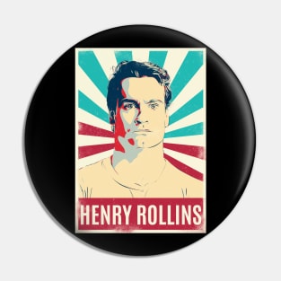 Vintage Retro Henry Rollins Pin