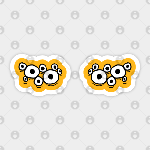 Cartoon Eyes - Spider Monster Face - Cartoon Eyes Spider Monster Face - Sticker | TeePublic Cartoon Eyes - Spider Monster Face - Cartoon Eyes Spider Monster Face - Sticker | TeePublic
