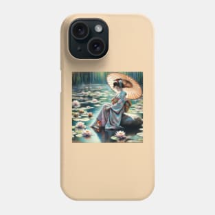 Kimono girl Manga Ukiyo-e Phone Case