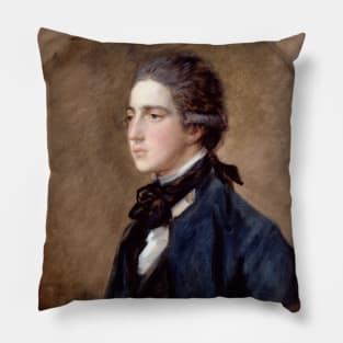 Samuel Linley by Thomas Gainsborough Pillow