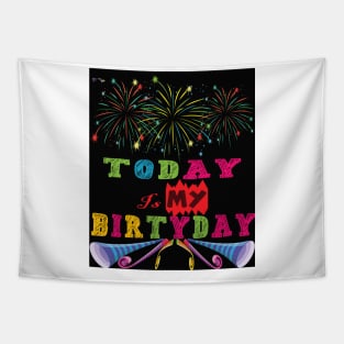 Today Is My Birthday Tapestry