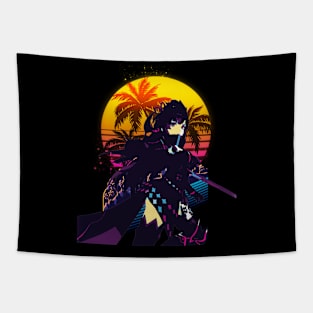 Raiden Mei Shadow Dash Tapestry