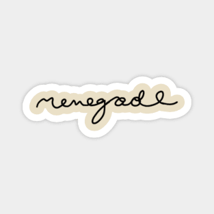 Taylor Swifts Renegade Text Magnet