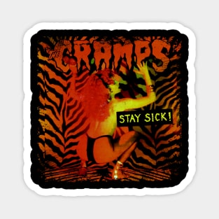 Savage Rockabilly The Cramps Unleashed Music On A T-Shirt Magnet