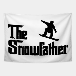 The Snowfather Funny Snowboarding Freestyle Snowboard Lover Tapestry