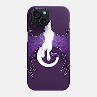 Lightning in Her Wings - Galaxy Wyvern Phone Case