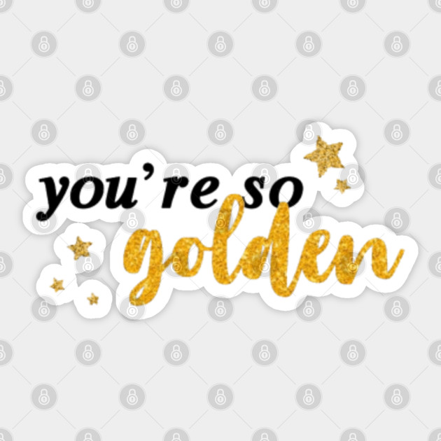 Harry Styles Golden Harry Styles Sticker Teepublic Au