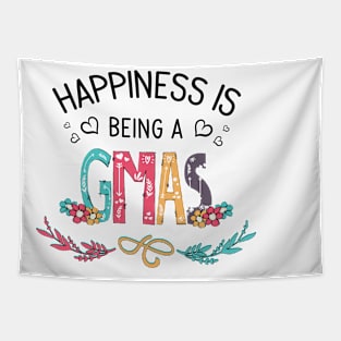 Happiness Is Being A Gmas Wildflowers Valentines Mothers Day Tapestry