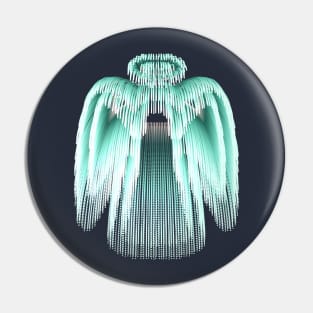 Comforting Angel Abstract Art Pin
