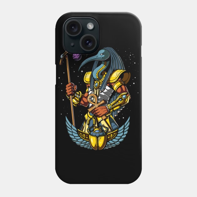 Egyptian God Thoth Phone Case by underheaven