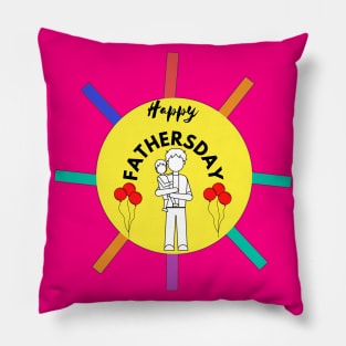 Happy fathers day Pillow