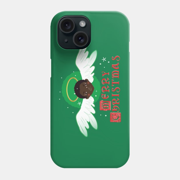 Christmas Angel Phone Case by emma17