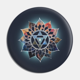 Blessed Heart Mandala Pin