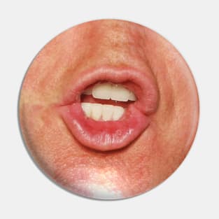 Trumps' mouthole Pin