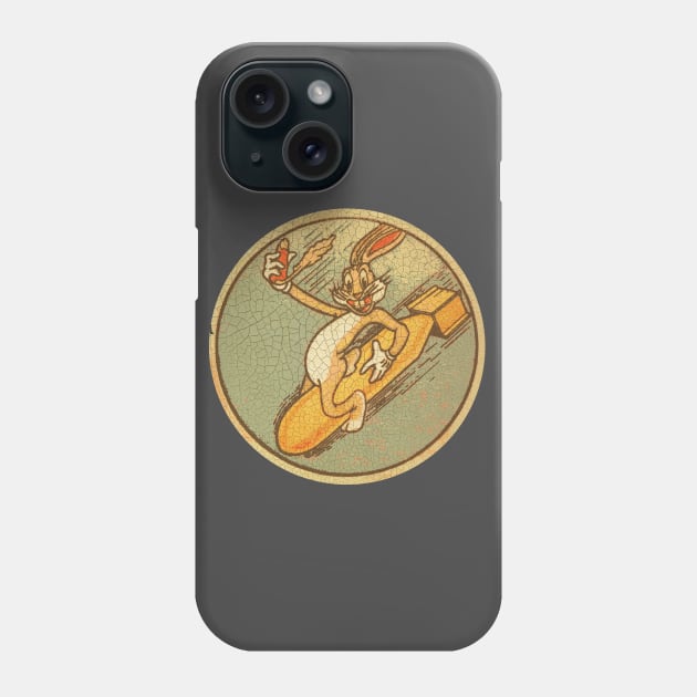 Bomber Bunny Phone Case by Midcenturydave