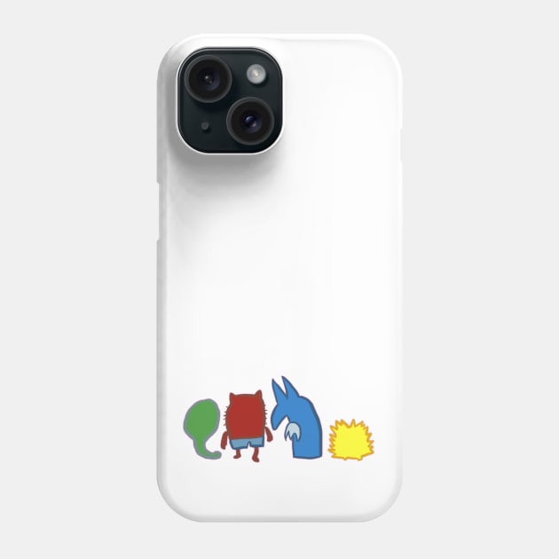 Jelly Fox Crew Phone Case by ArtbyJozzi