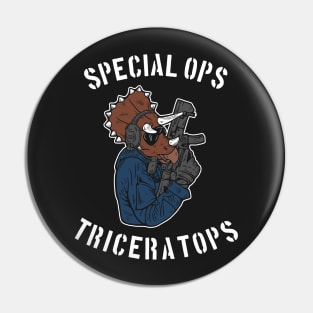 Special Ops Triceratops Pin