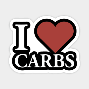 I Heart Carbs Magnet