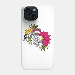 flower doodle Phone Case