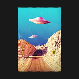 Alien Desert Road T-Shirt