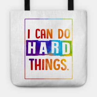 Growth mindset | I can do hard things Tote