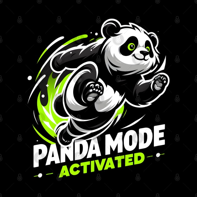 "Panda Power: Ready for Action" by WEARWORLD