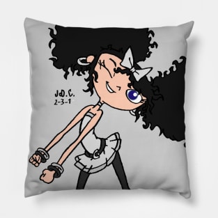 Izzy White Pillow