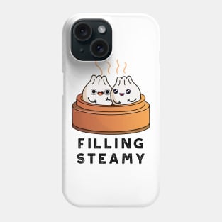 Filling Steamy Cute Dimsum  Bao Pun Phone Case