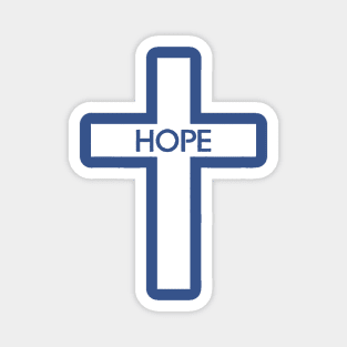 Hope Cross Christianity Magnet