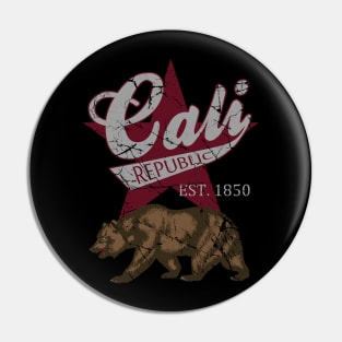 Vintage Cali California Republic 1850 Pin