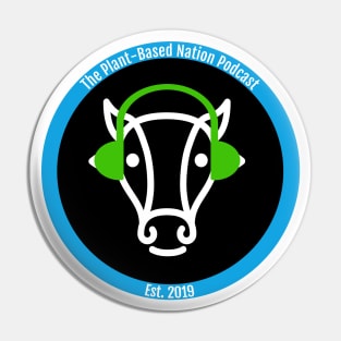 Plant-Based Nation Podcast standard logo Pin