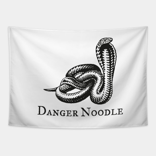 Snake - Danger Noodle Tapestry by karutees