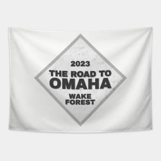 Wake Forest Road To Omaha College Baseball CWS 2023 Tapestry