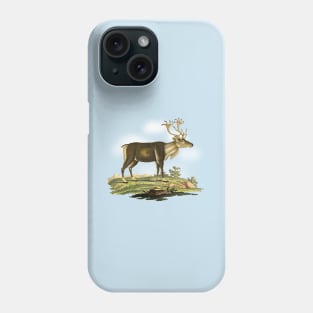 Reindeer Colorful Nature Illustration Phone Case