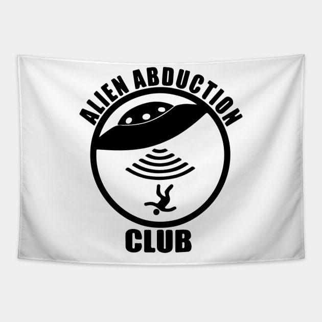 Funny Alien Abduction Club Tapestry by Tatted_and_Tired