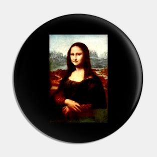 Mona Lisa Artwork Pin