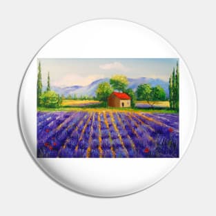 Lavender field Pin