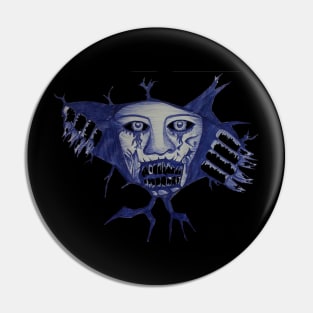 Scary face Pin