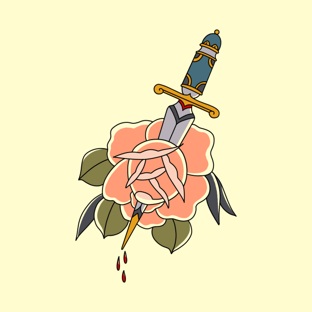 Rose & Dagger by jiniandtonic