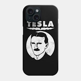 scientist nikola tesla Phone Case