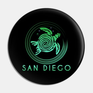 San Diego Tribal Turtle Pin