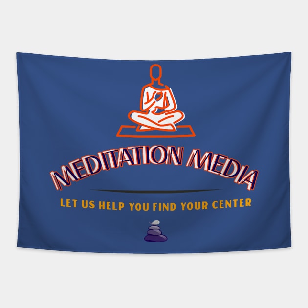 Meditation T-shirt Tapestry by Humblemee 