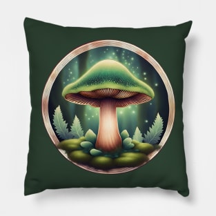 Mossy Mushroom Pillow