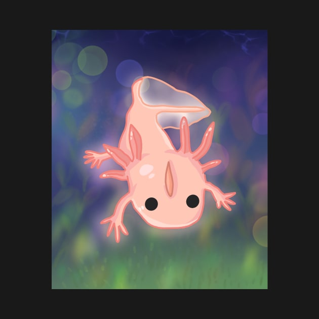 Axolotl Glowing by KatiaMart