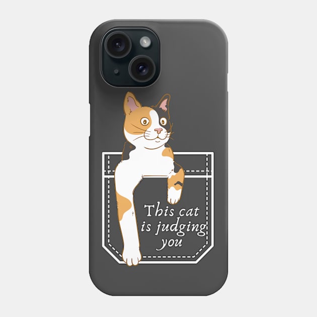 This cat is judging you Phone Case by Yelda
