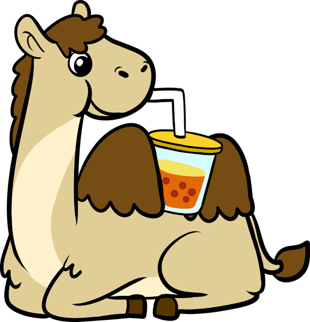 Boba Llama Kids T-Shirt by WildSloths